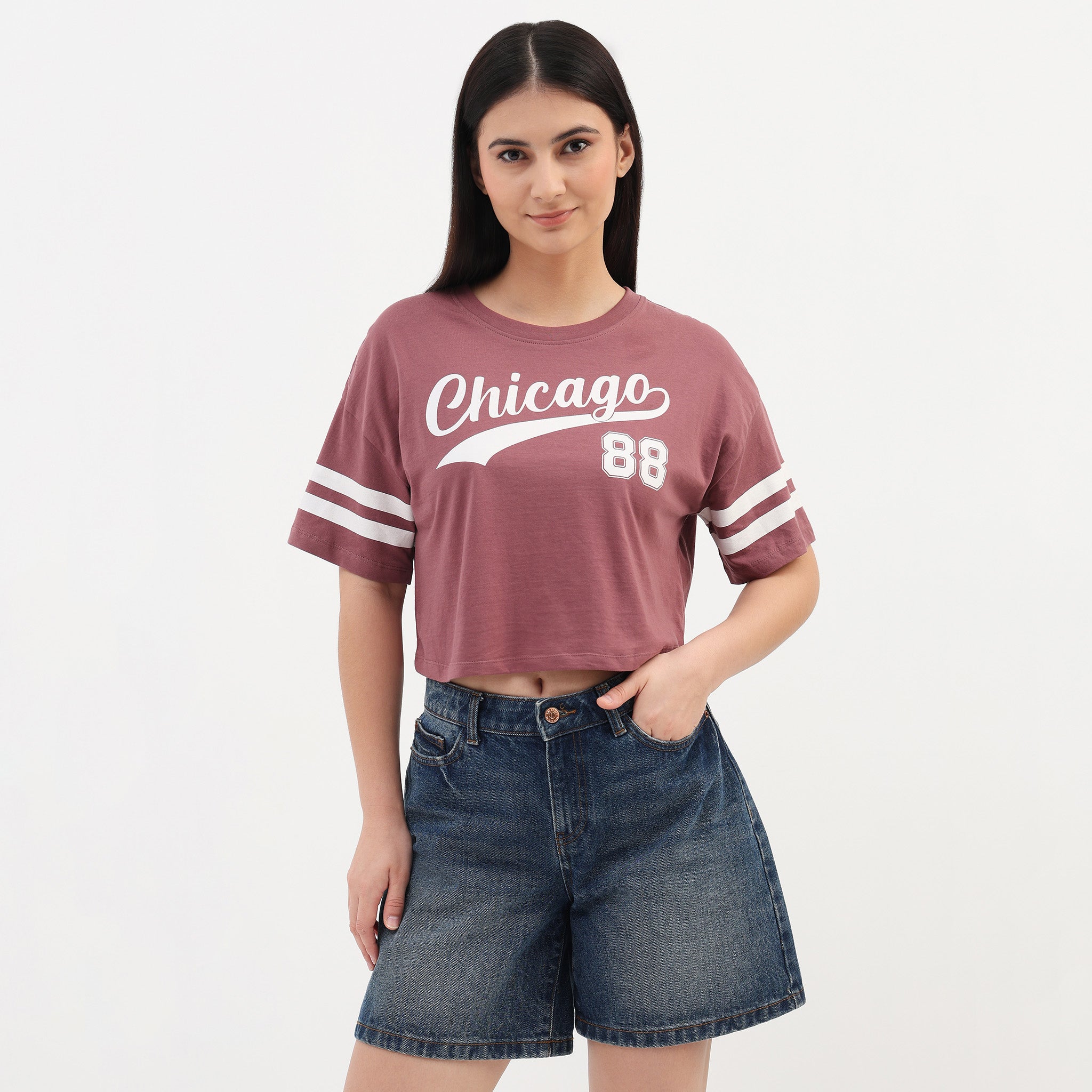 Cotton Graphic Boxy T-Shirt