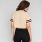 Cotton Graphic Boxy Fit Crop T-Shirt