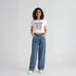 Cotton Graphic  Short Fit Crop T-Shirt