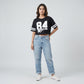 Cotton Graphic Crop T-Shirt