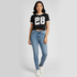 Knitted Graphic Slim Fit T-Shirt