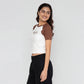 Graphic Slim Fit Crop T-Shirt
