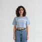Cotton Graphic Boxy Fit Crop T-Shirt