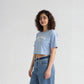 Cotton Graphic Boxy Fit Crop T-Shirt