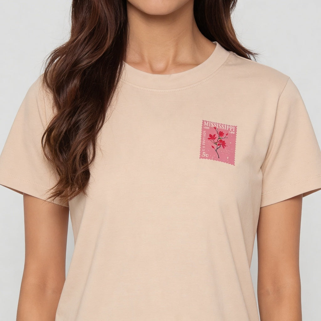 Graphic Slim Fit Crop T-Shirt