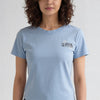 Knitted Graphic Slim Fit Crop T-Shirt