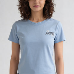Knitted Graphic Slim Fit Crop T-Shirt