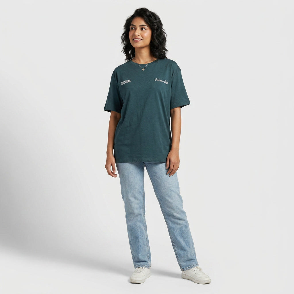 Cotton Graphic Oversized T-Shirt