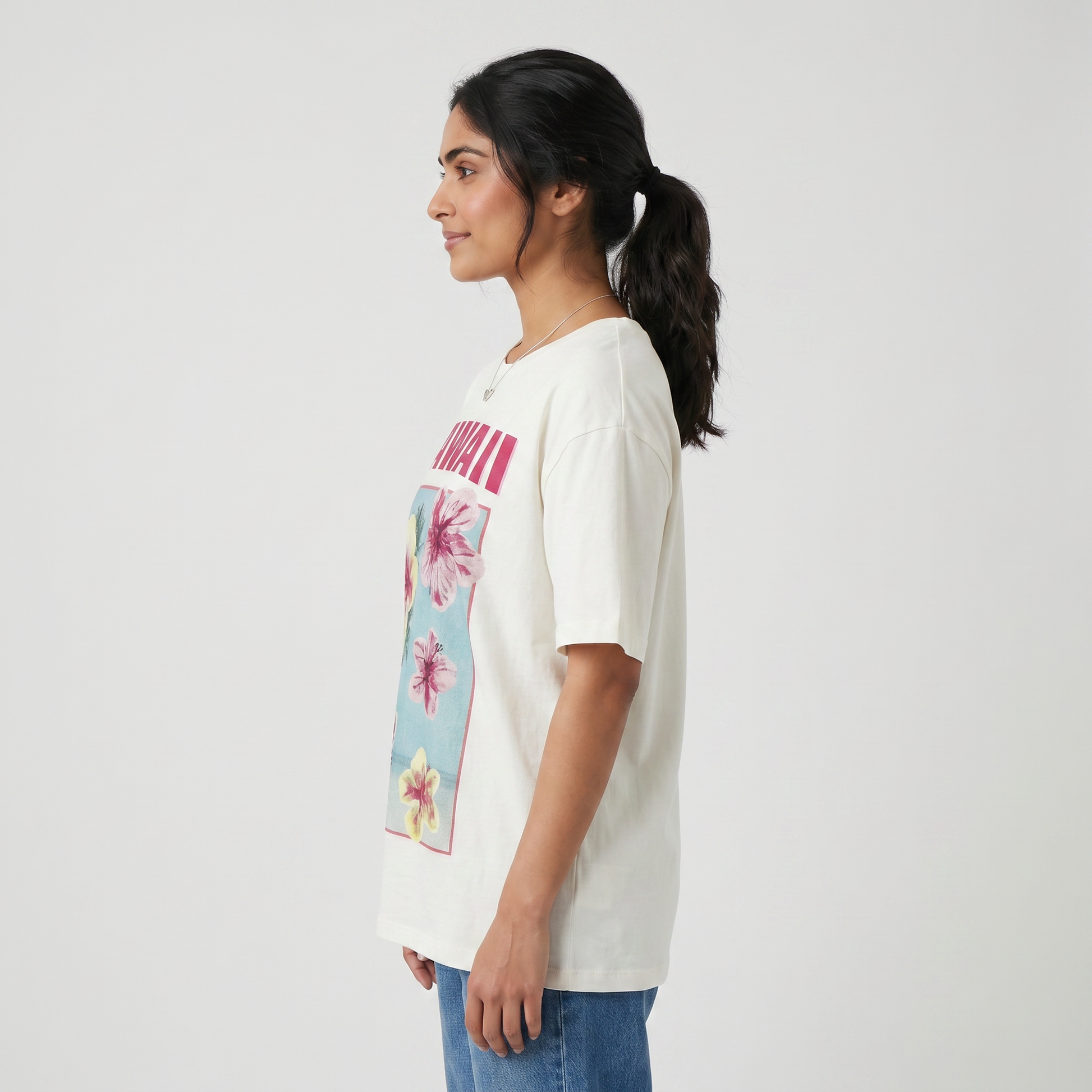 Cotton Printed Oversize T-Shirt