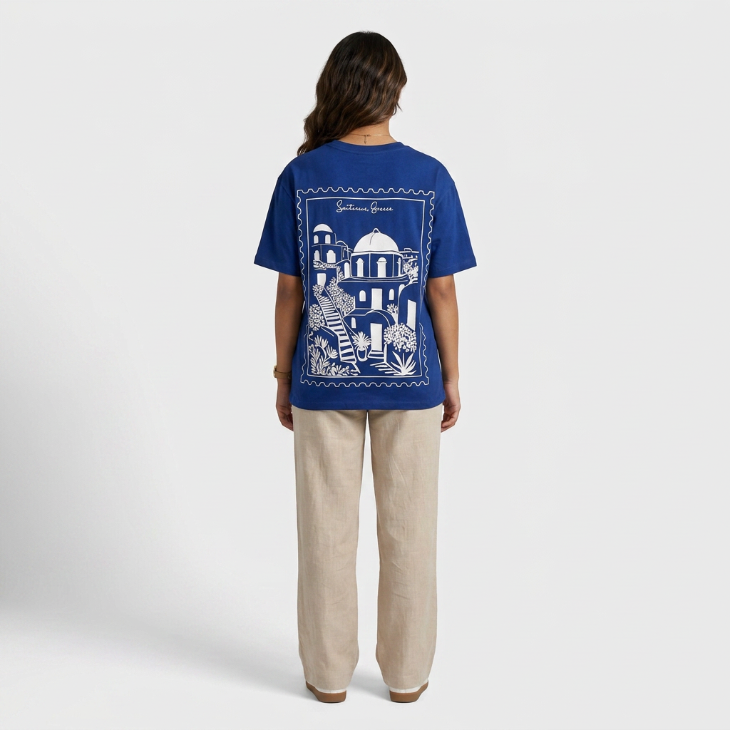 Cotton Graphic Oversized T-Shirt