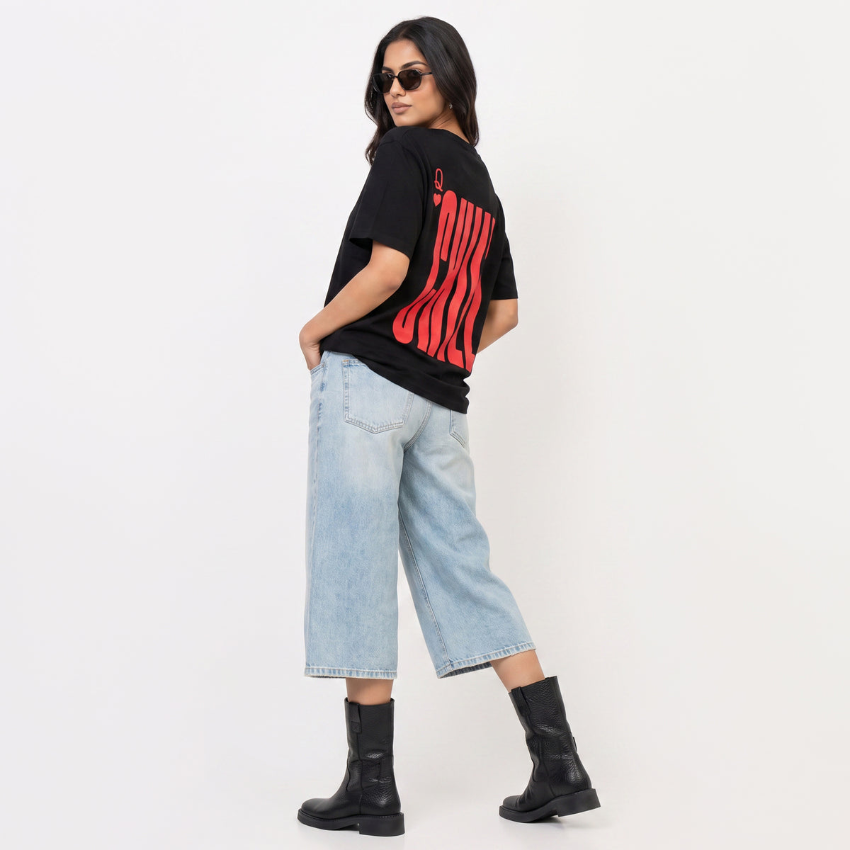 Cotton Graphic Oversized T-Shirt
