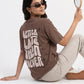 Cotton Graphic Oversized T-Shirt