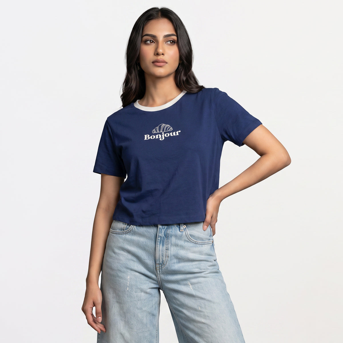 Cotton Slim Fit Printed T-Shirt
