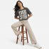 Cotton Graphic Boxy T-Shirt