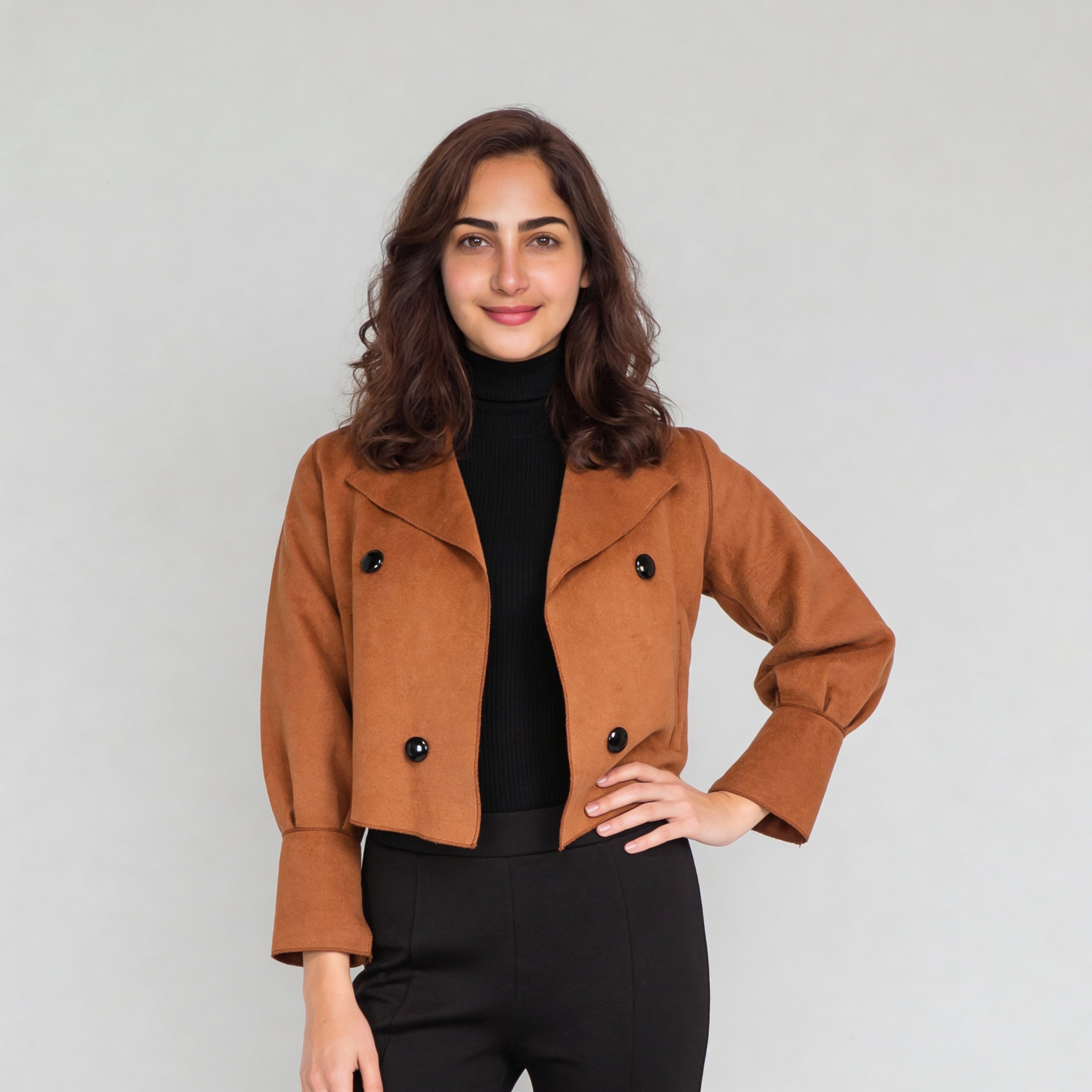 Full Sleeve Solid Jacket