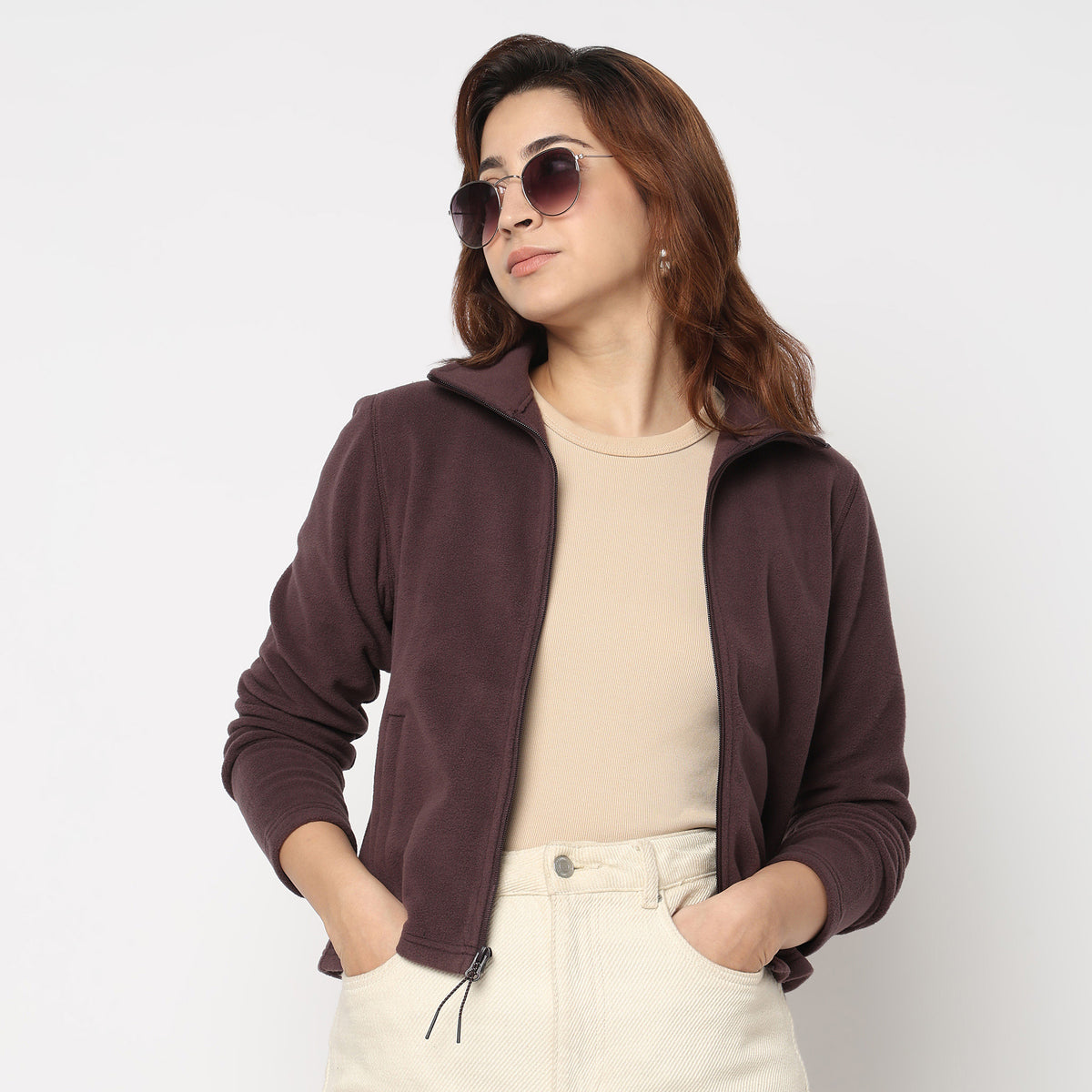 Premium Comfy Polair Fleece High Neck Jacket