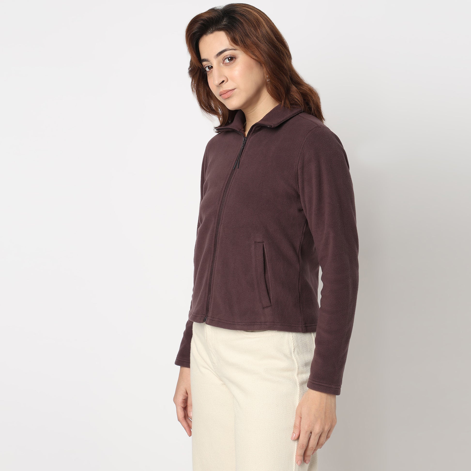 Premium Comfy Polair Fleece High Neck Jacket