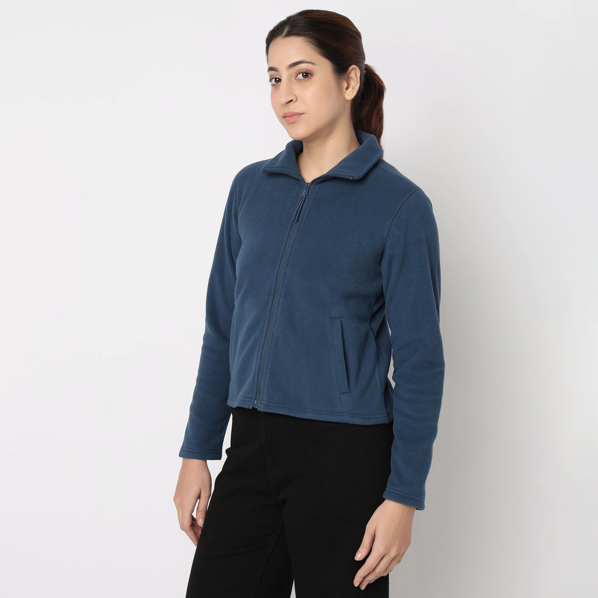 Premium Comfy Polair Fleece High Neck Jacket