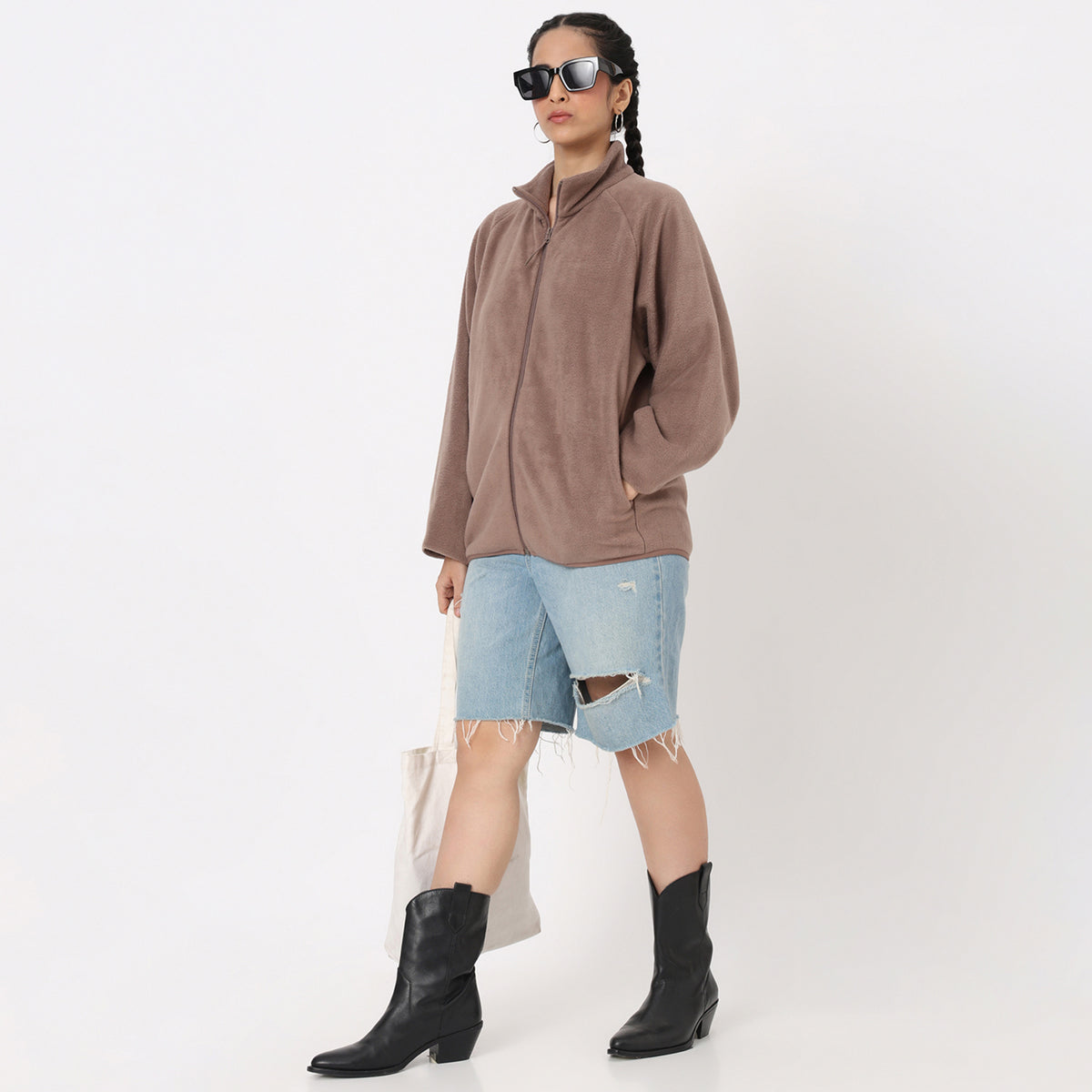 Airdry® Polar Fleece Oversized Lightweight and Breathable Jacket