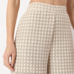 Geometric Full Length Betty High Rise Palazzos