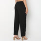 Relaxed Fit Solid High Rise Palazzos