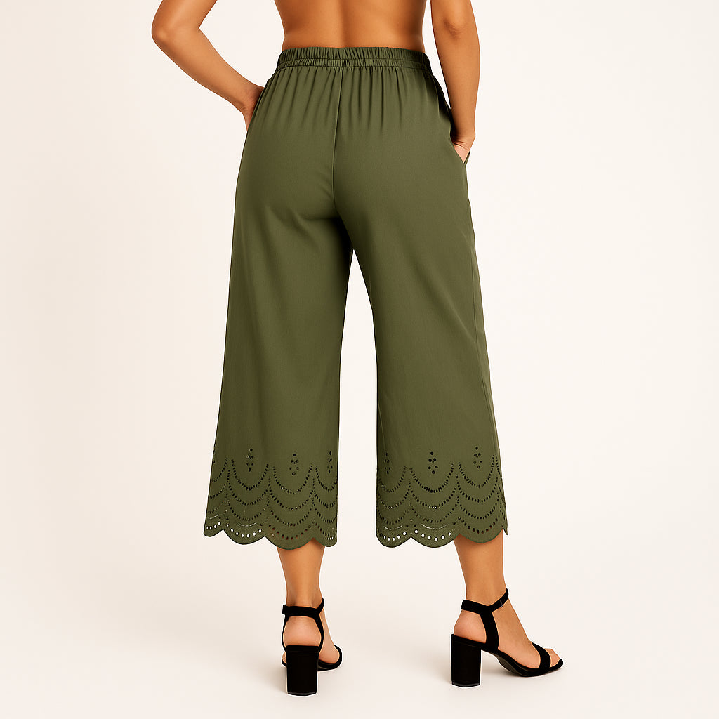 Buy Relax Fit Solid Palazzo - Style Union