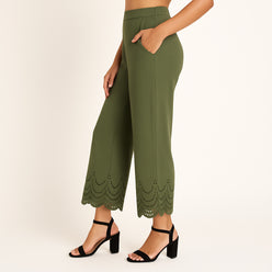 Buy Relax Fit Solid Palazzo - Style Union