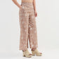 Coastal Print Straight Palazzo
