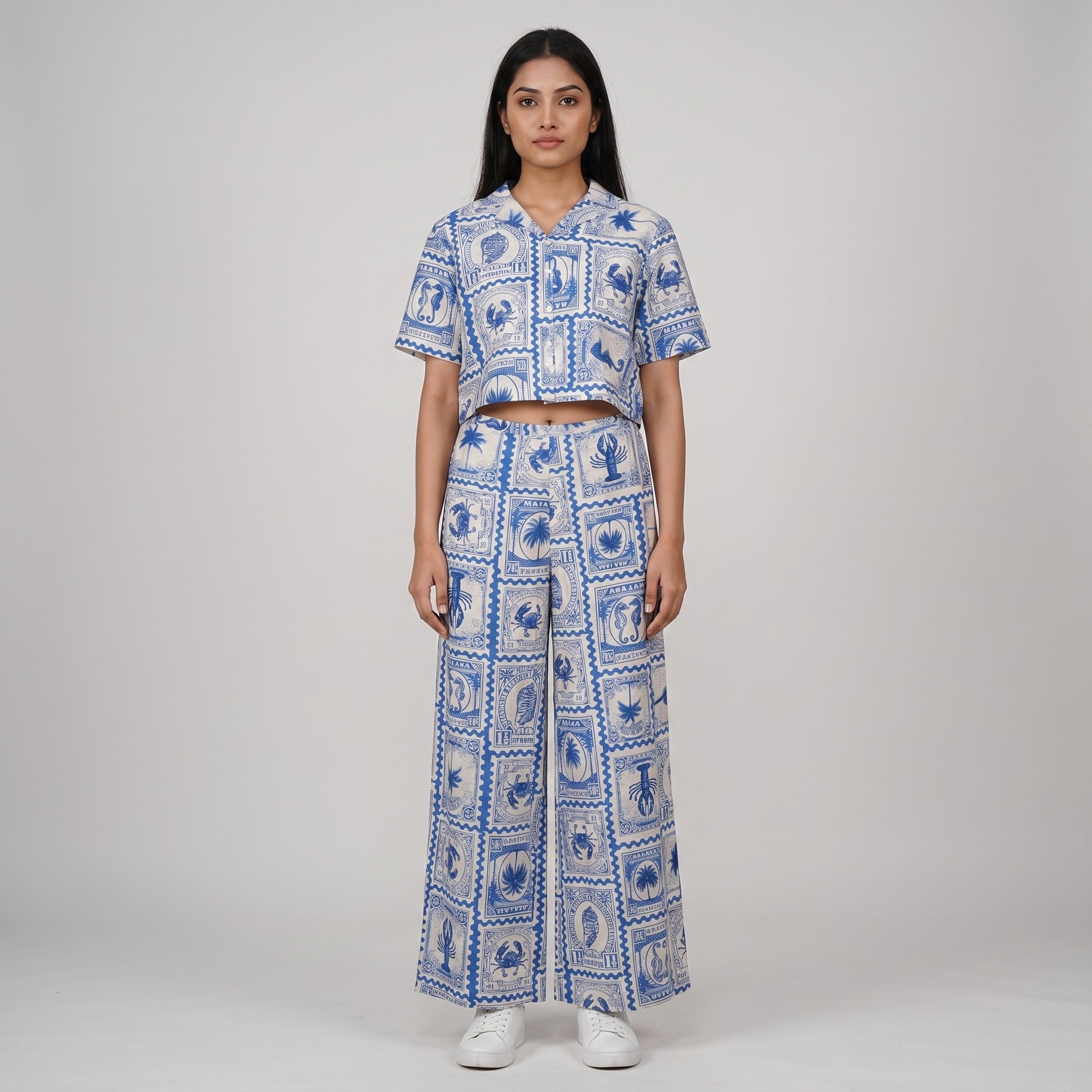 Printed High Rise Palazzo