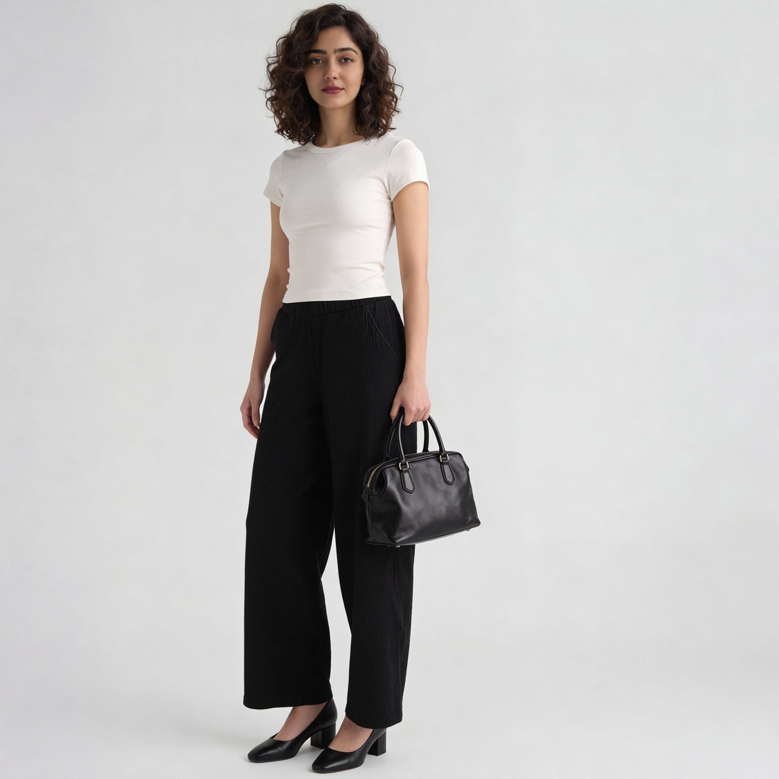 Cotton Solid Young Pants
