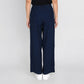 Denim Pull On Knit Palazzo