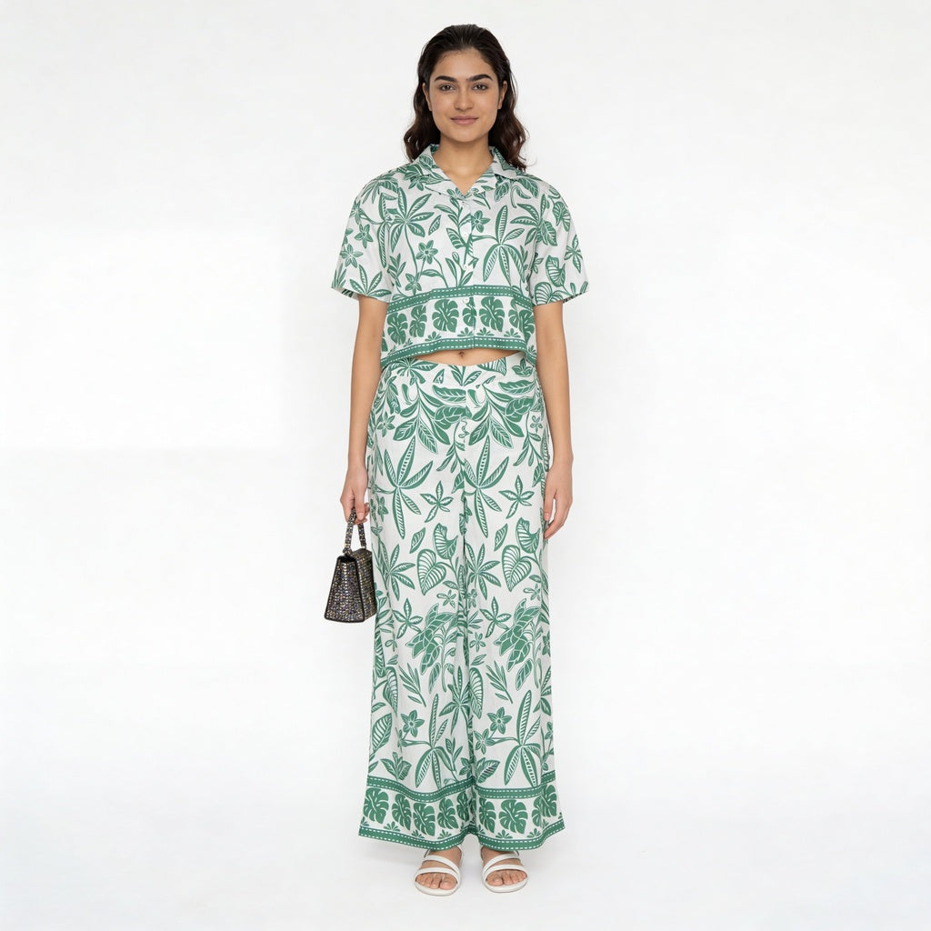 Printed High Rise Palazzo