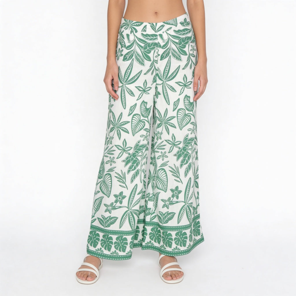 Printed High Rise Palazzo