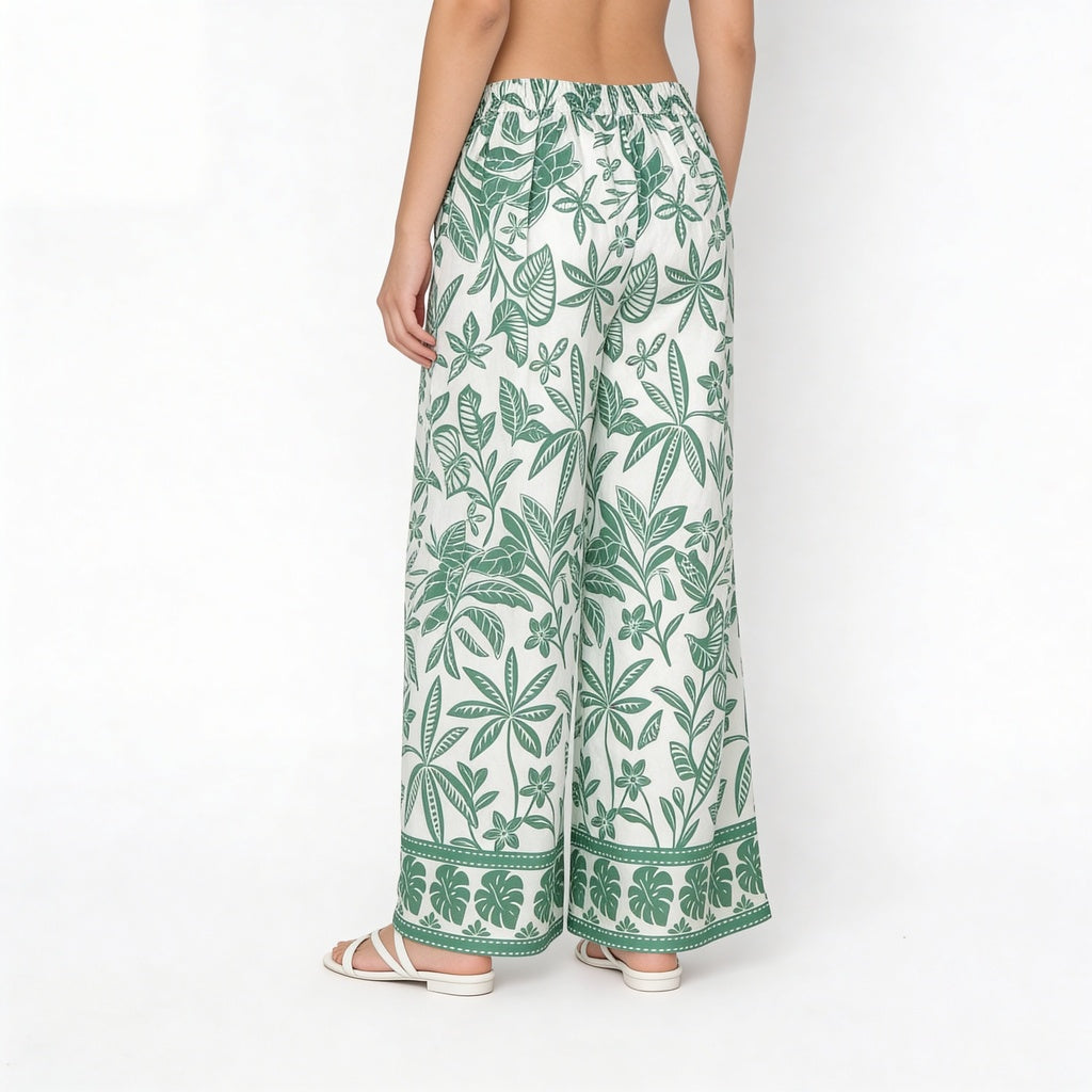 Printed High Rise Palazzo
