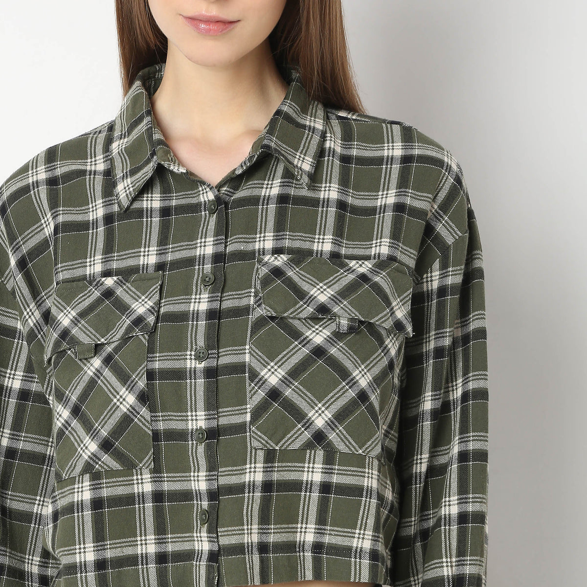 Oversize Checkered Shirt