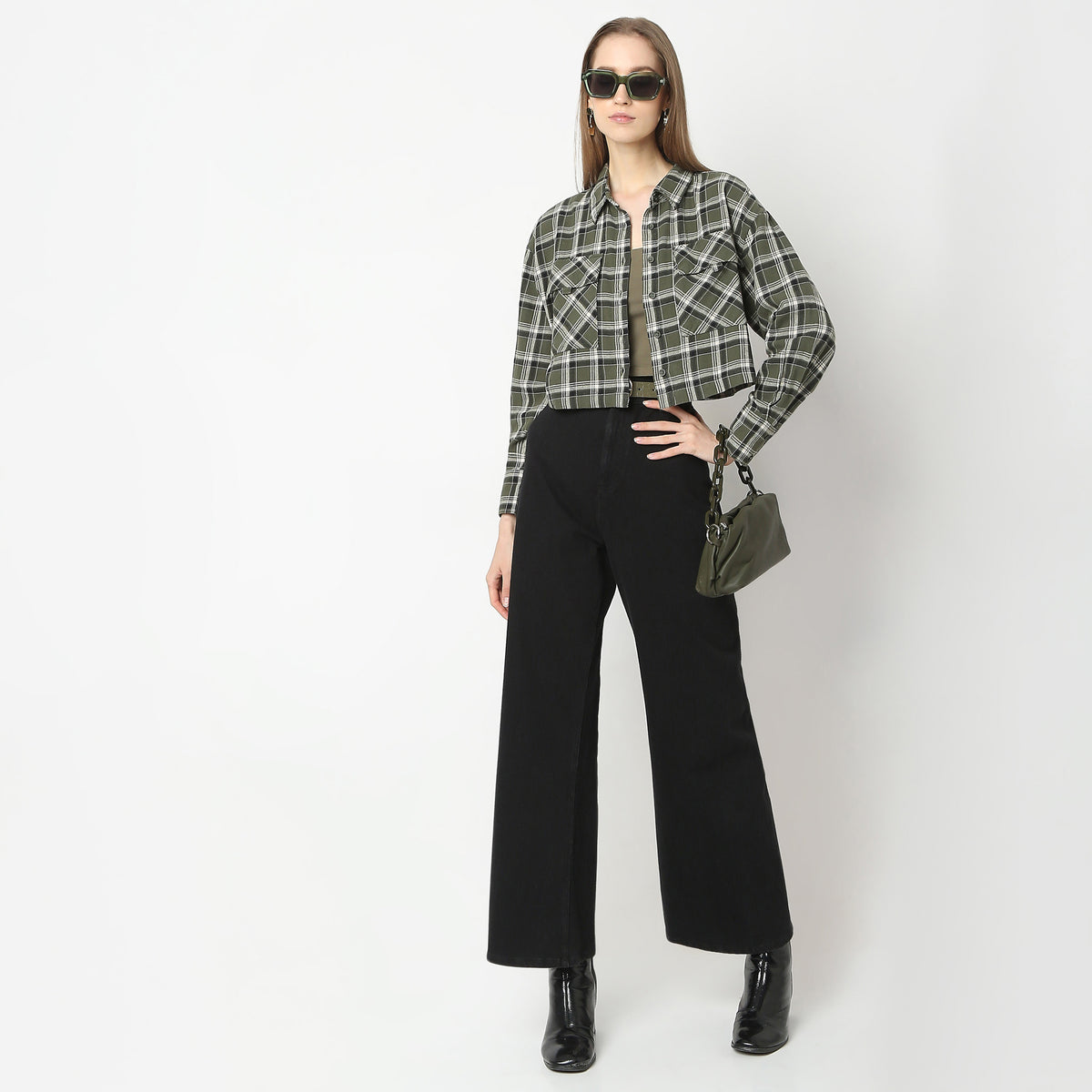 Oversize Checkered Shirt