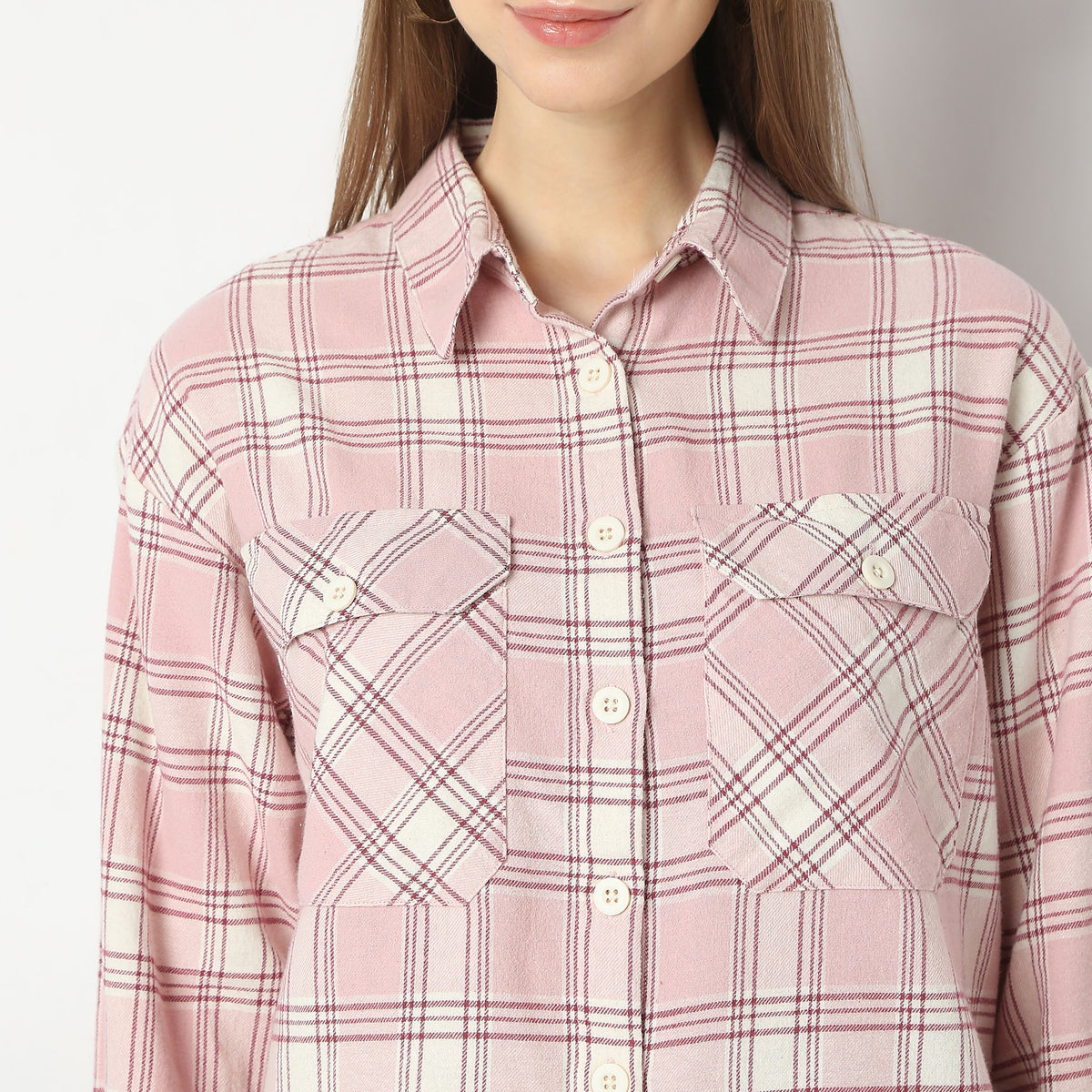 Oversize Checkered Shirt