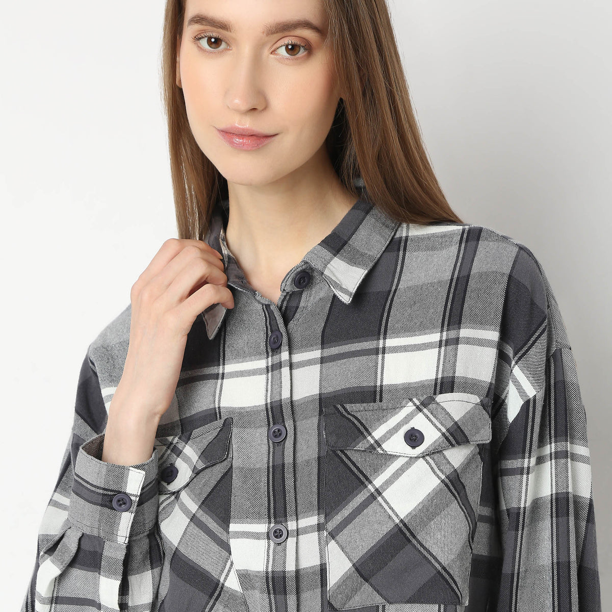 Oversize Checkered Shirt