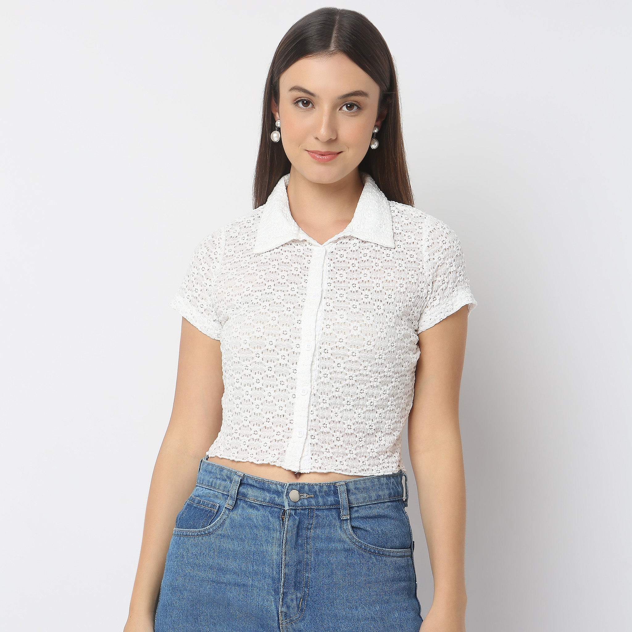 Regular Fit Solid Shirt