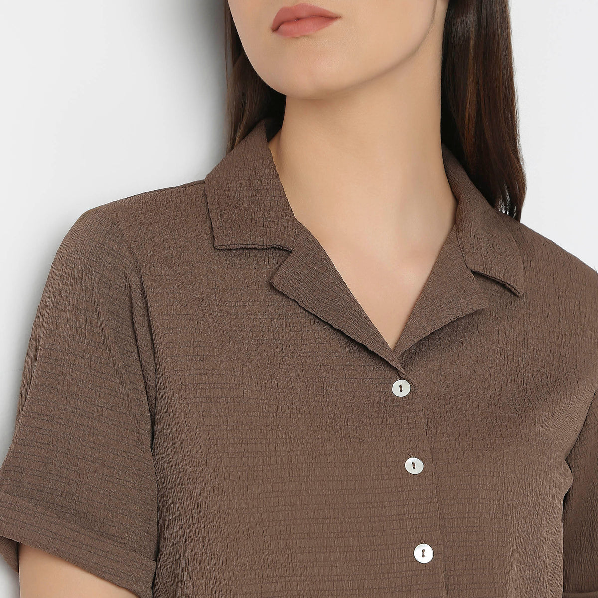 Regular Fit Solid Shirt