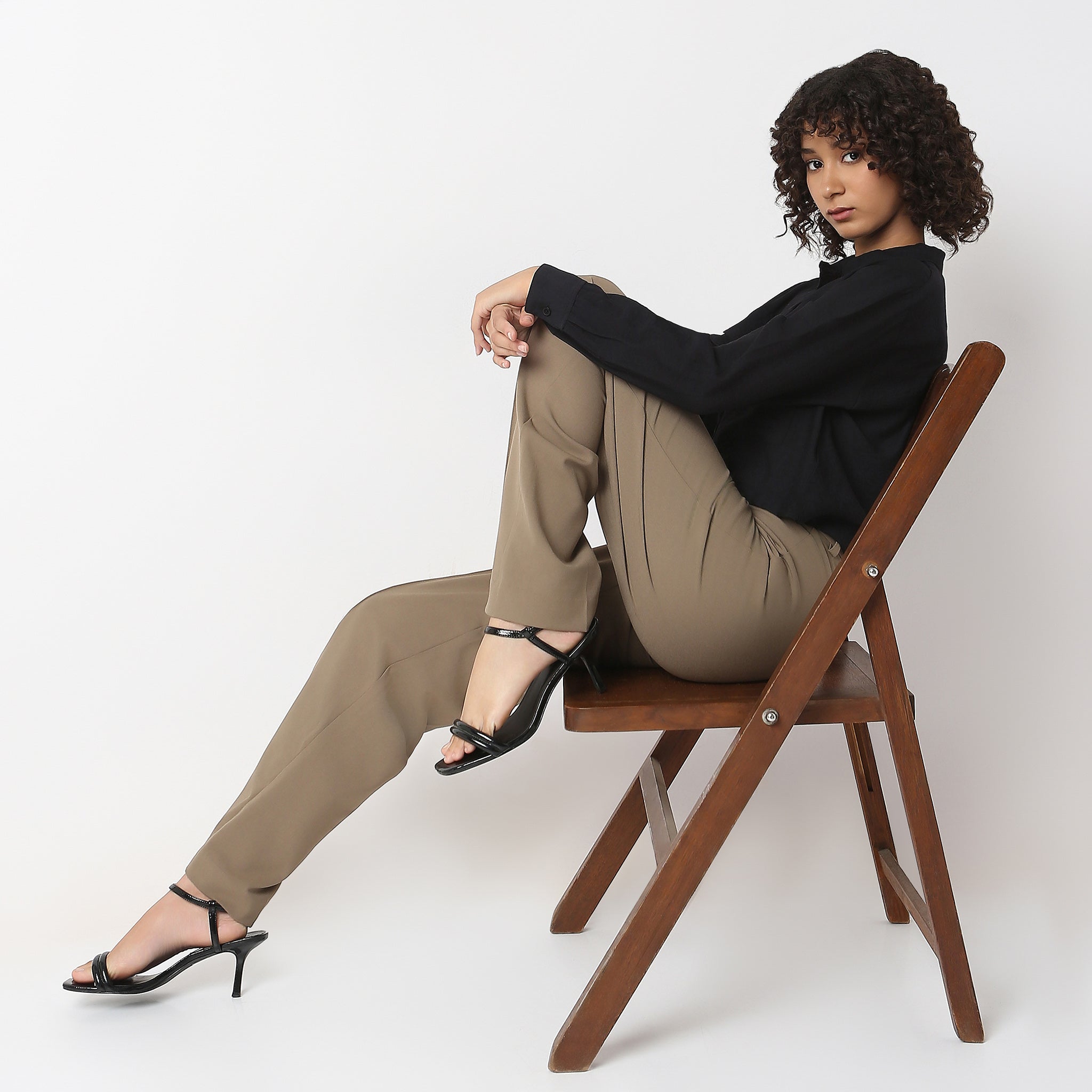 Boxy Fit Solid Shirt