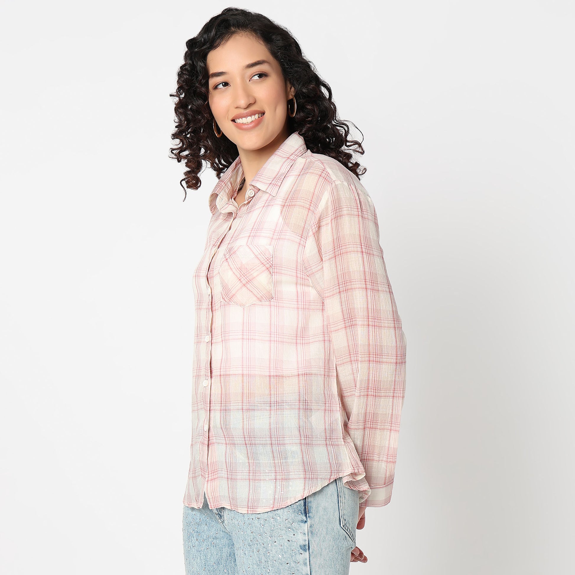 Betty Checkered Shirt with Inner
