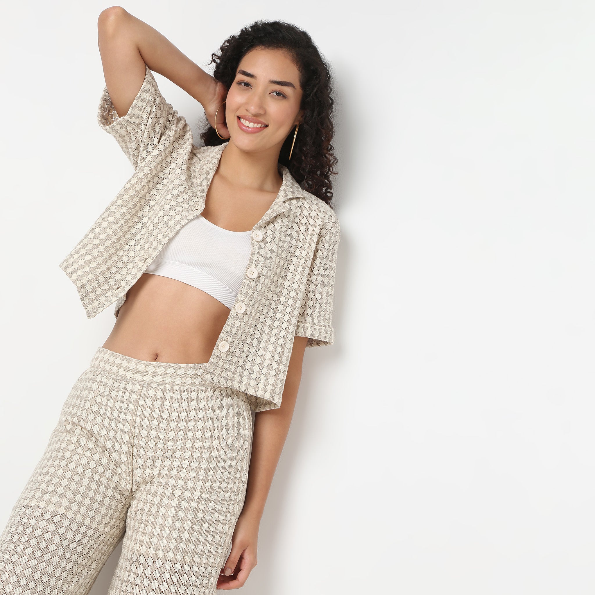 Betty Lapel Collar Regular Shirt.