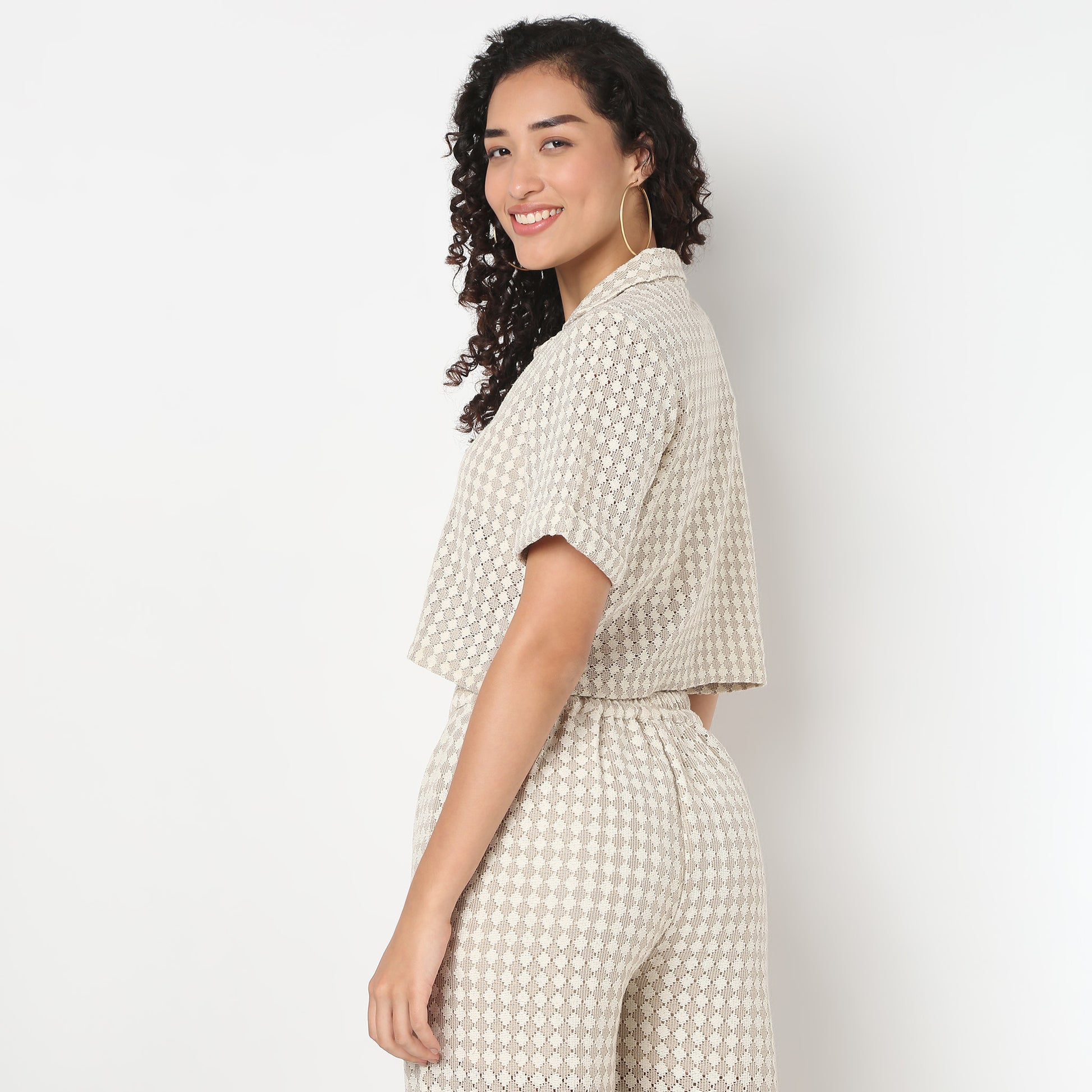 Betty Lapel Collar Regular Shirt.