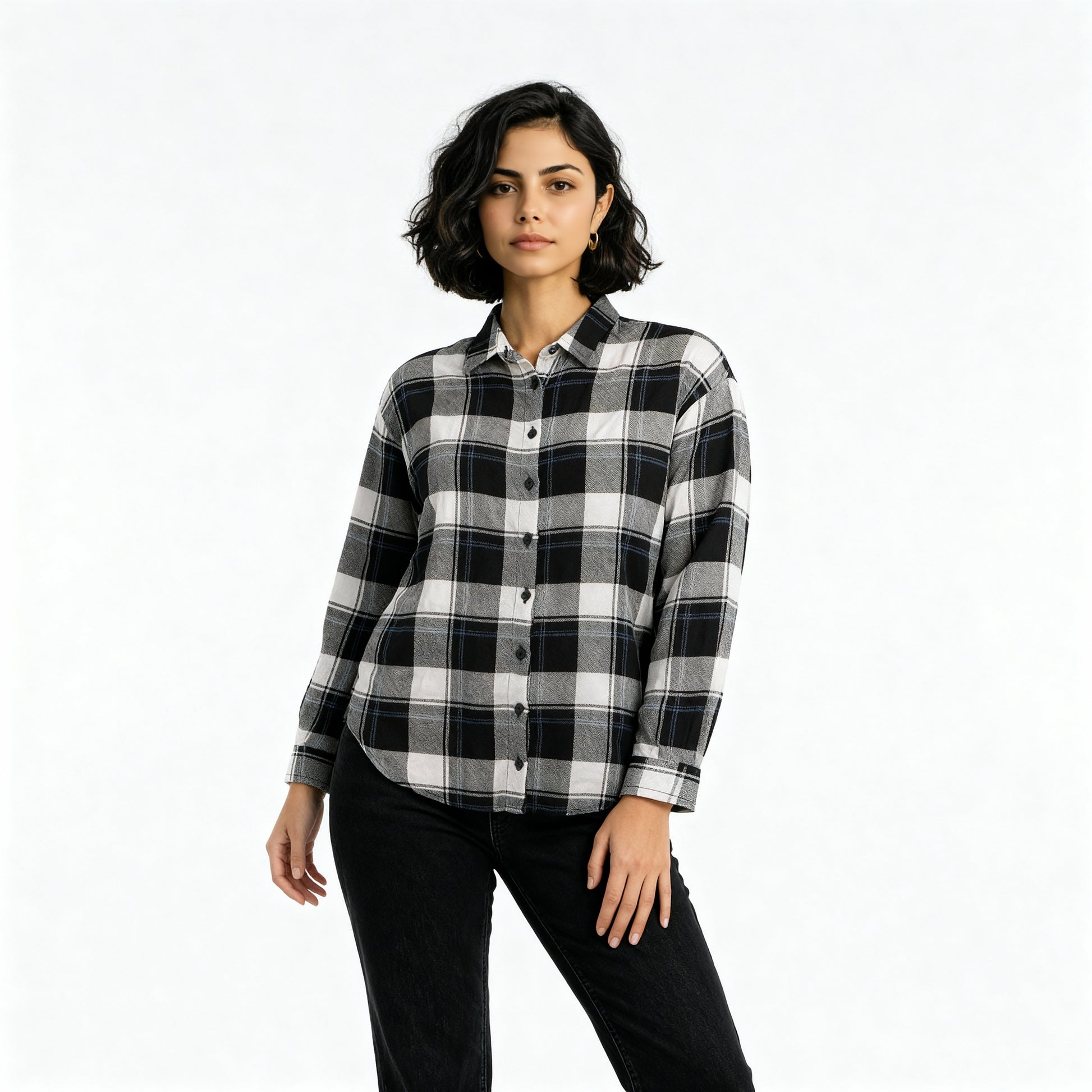 Oversize Checkered Betty Shirt
