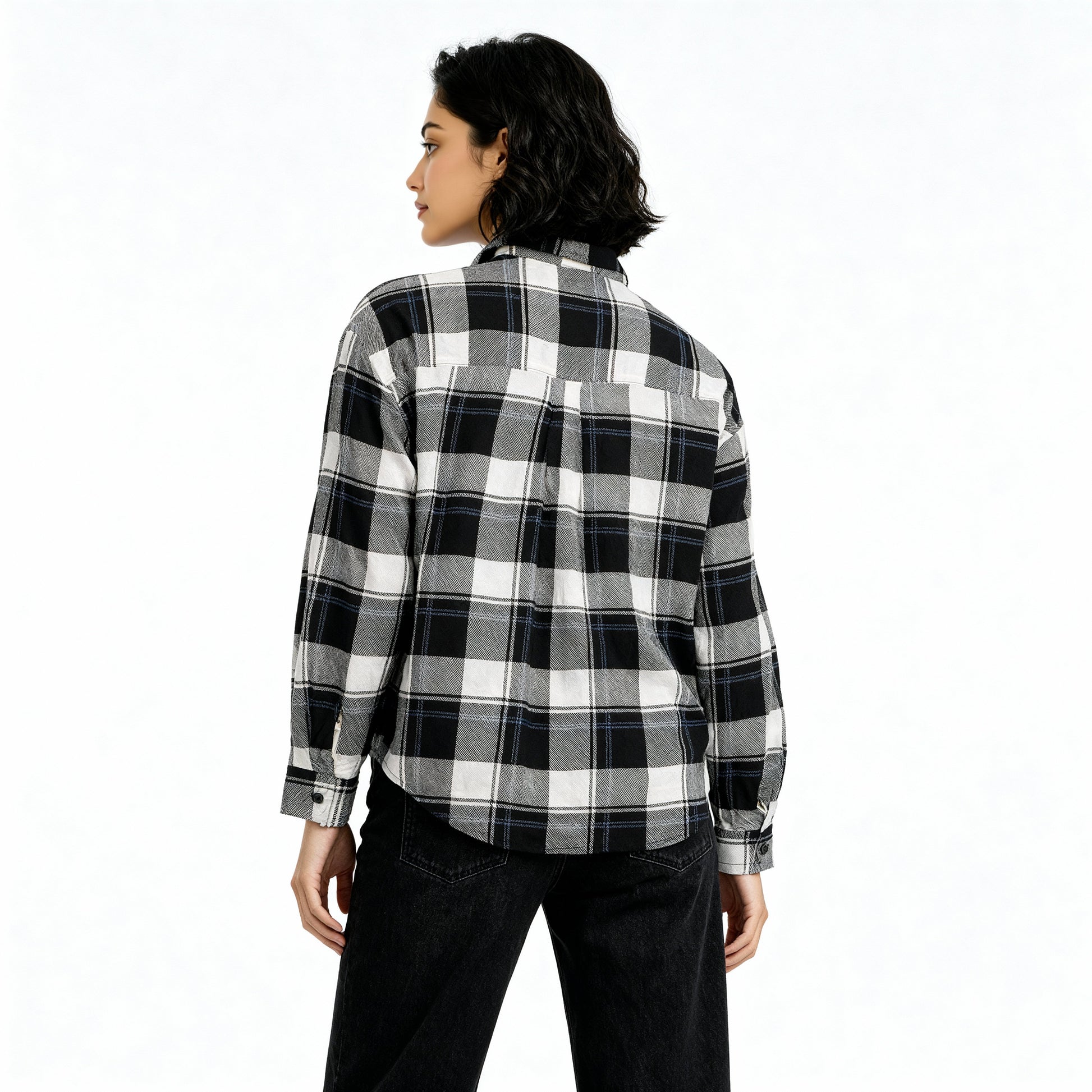 Oversize Checkered Betty Shirt