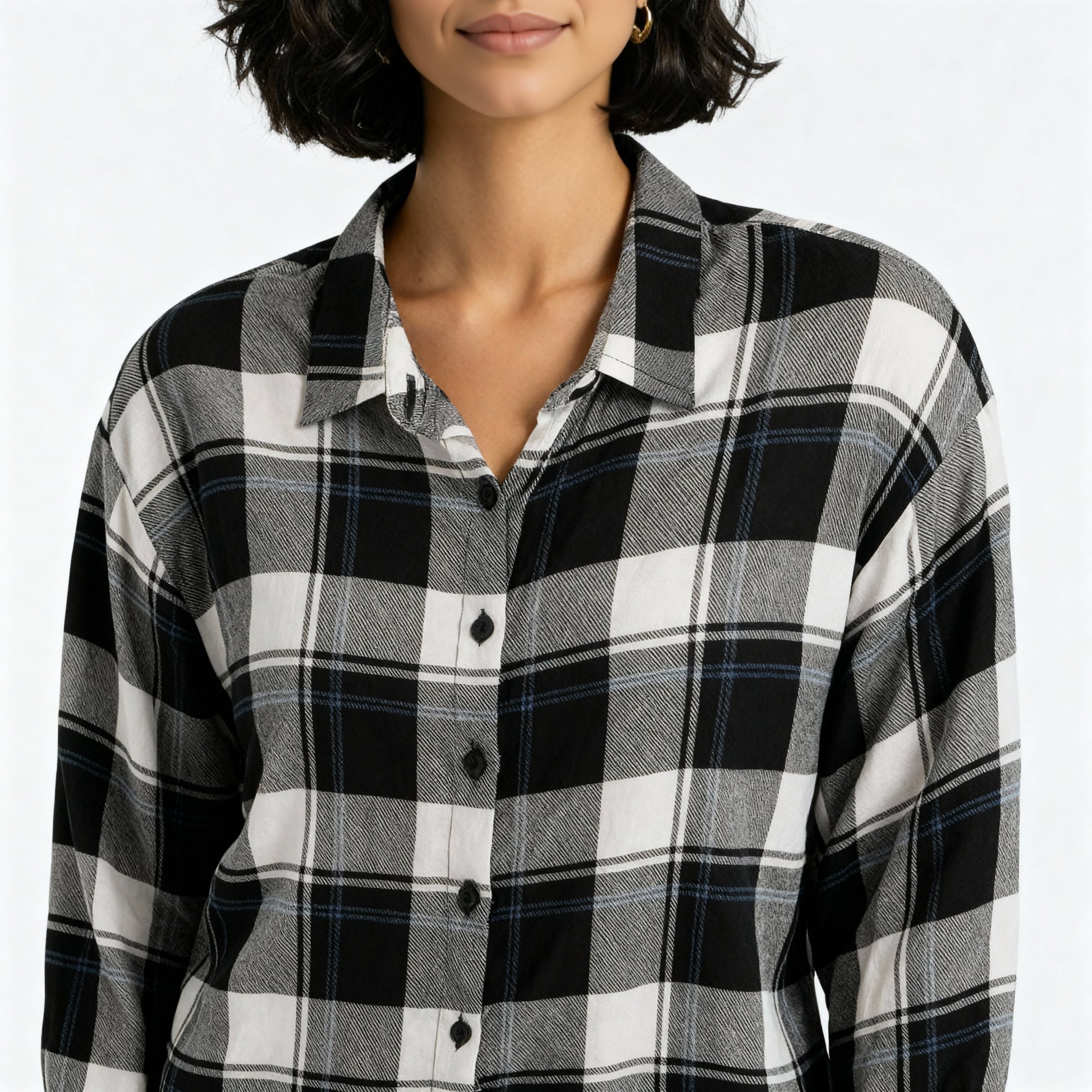 Oversize Checkered Betty Shirt