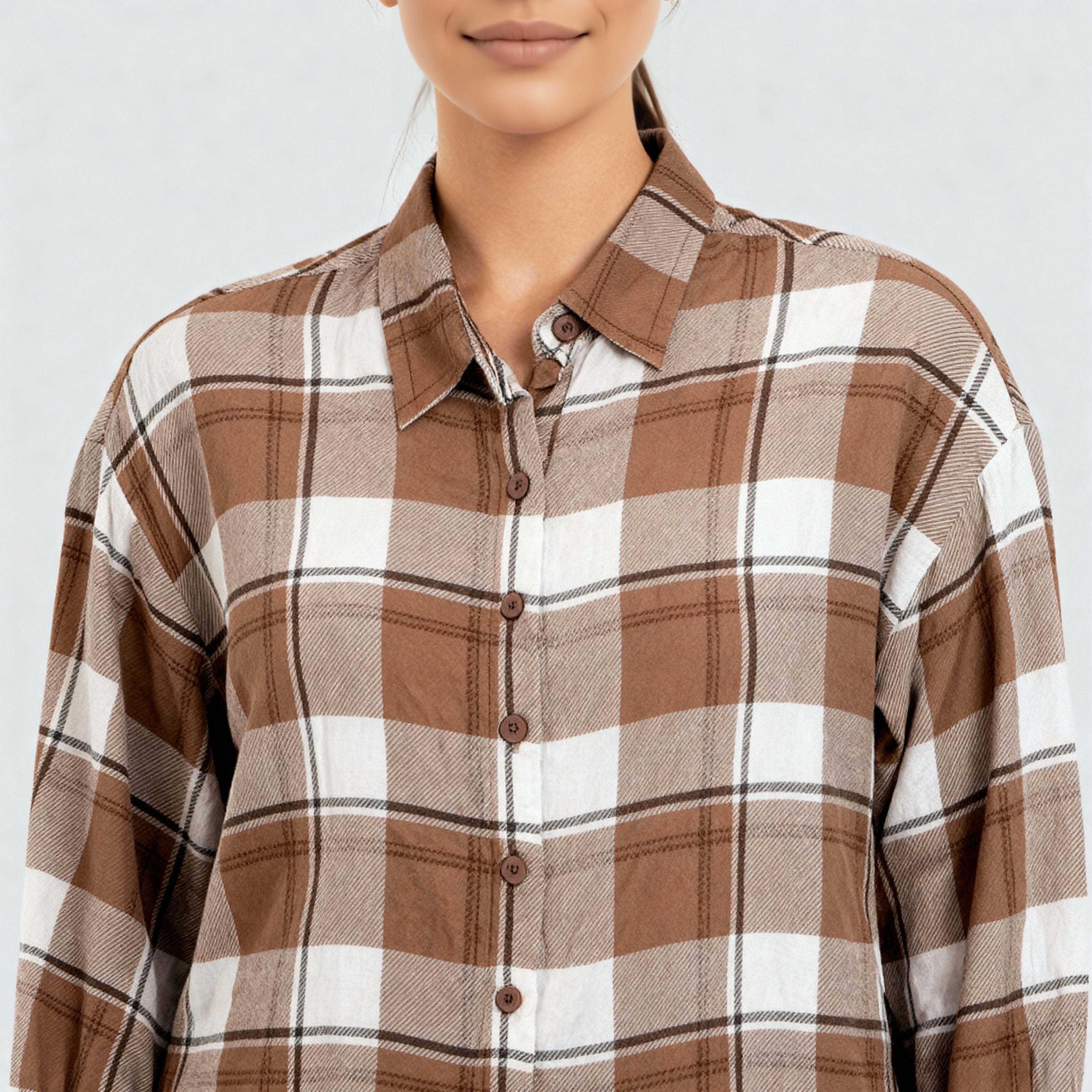 Buy Now - Oversize Checkered Betty Shirt - Style Union