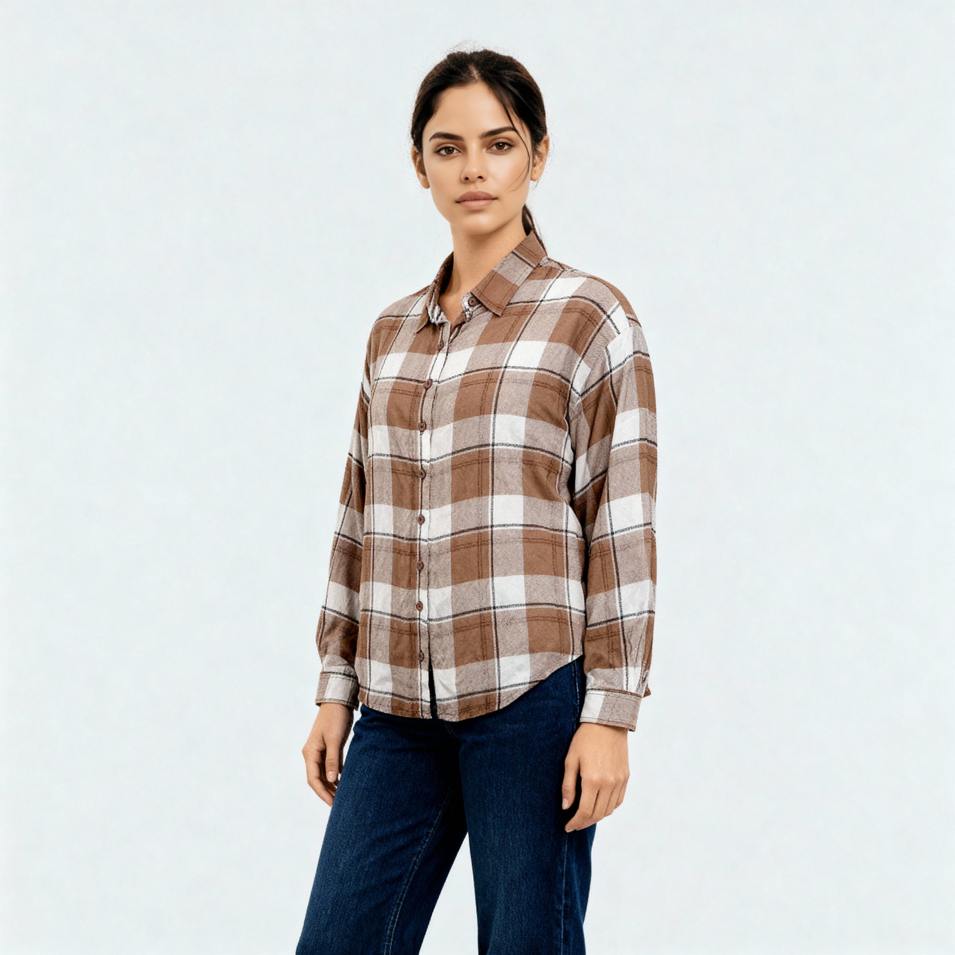 Oversize Checkered Betty Shirt