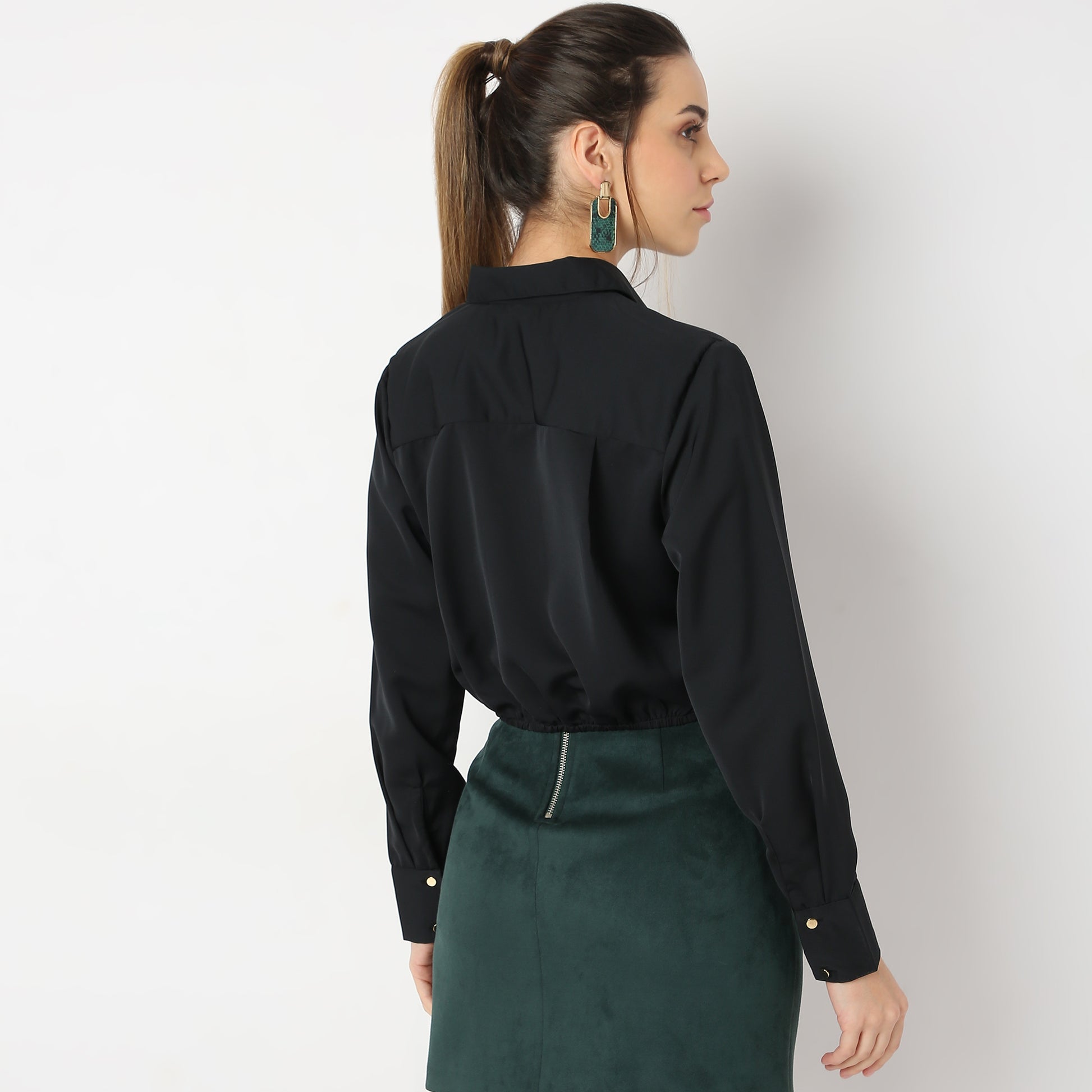 Regular Fit Solid Shirt